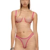 t-hailyna Ruched mesh top with binding t-hailyna Ruched mesh top with binding