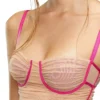 t-hailyna Ruched mesh top with binding t-hailyna Ruched mesh top with binding