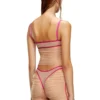 t-hailyna Ruched mesh top with binding t-hailyna Ruched mesh top with binding