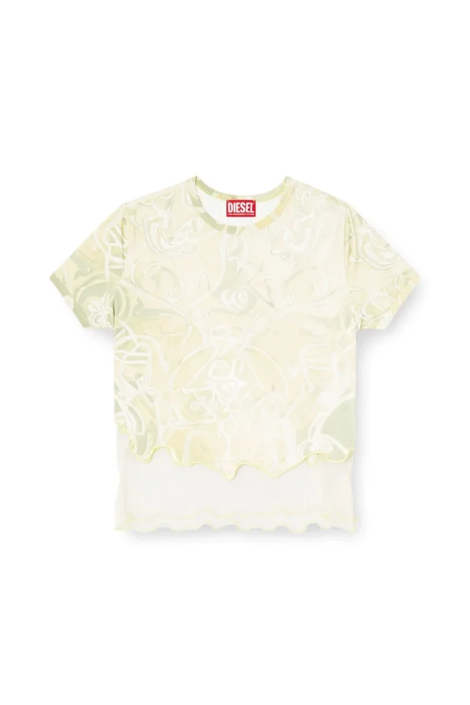 t-inlay Nylon T-shirt with Heraldic print t-inlay Nylon T-shirt with Heraldic print