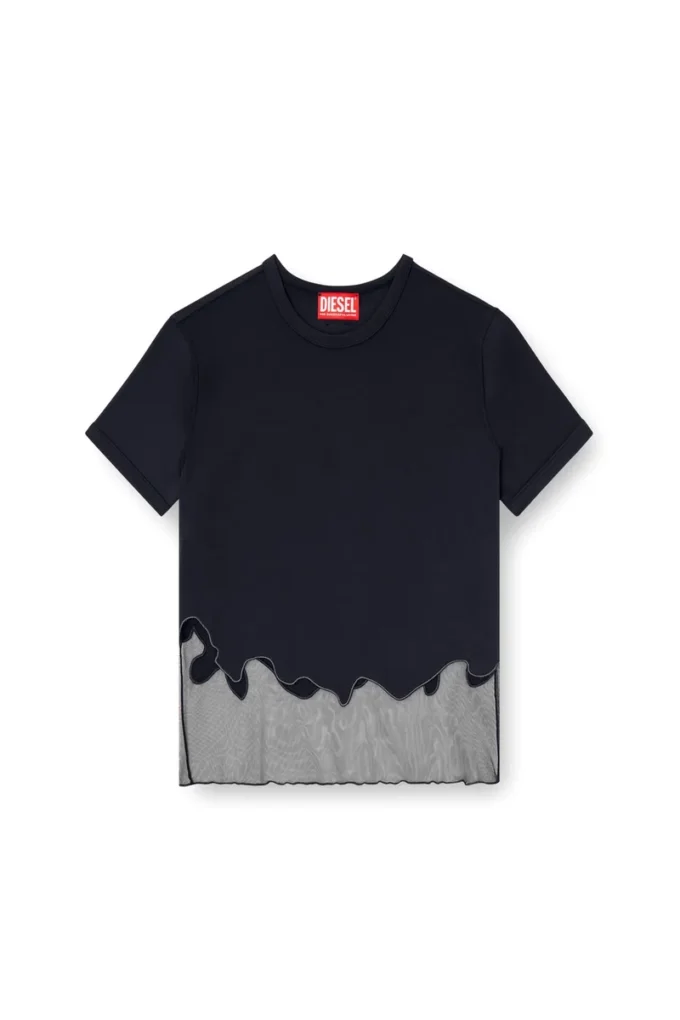 t-inlay-r1 Nylon T-shirt with tulle insert t-inlay-r1 Nylon T-shirt with tulle insert
