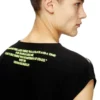 t-isak-a Sleeveless T-shirt with lyrics print t-isak-a Sleeveless T-shirt with lyrics print