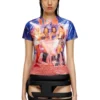 t-jodie T-shirt with creased Diesel film print t-jodie T-shirt with creased Diesel film print