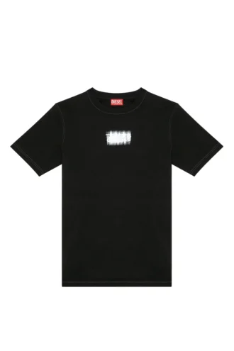 t-just-n4 Logo-flocked T-shirt in organic cotton