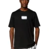 t-just-n4 Logo-flocked T-shirt in organic cotton
