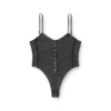 t-ley Thong bodysuit in marbled ribbed jersey t-ley Thong bodysuit in marbled ribbed jersey