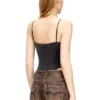 t-ley Thong bodysuit in marbled ribbed jersey t-ley Thong bodysuit in marbled ribbed jersey