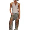 t-lifty-burn-art Tulle tank with burning plastic print t-lifty-burn-art Tulle tank with burning plastic print
