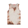 t-lifty-burn-art Tulle tank with burning plastic print t-lifty-burn-art Tulle tank with burning plastic print