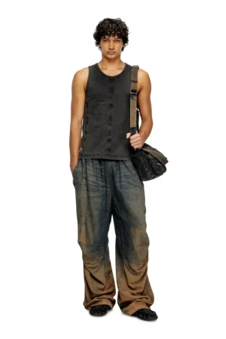 t-mely-sl Tank top in denim-look jersey