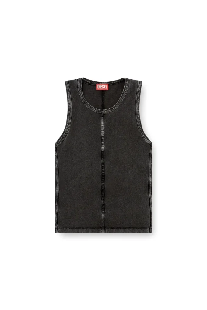 t-mely-sl Tank top in denim-look jersey t-mely-sl Tank top in denim-look jersey