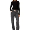 t-mokky-ls-microdiv Ribbed top with mock neck t-mokky-ls-microdiv Ribbed top with mock neck