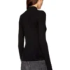 t-mokky-ls-microdiv Ribbed top with mock neck t-mokky-ls-microdiv Ribbed top with mock neck