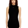 t-mokky-sl-microdiv Ribbed tank top with mock neck t-mokky-sl-microdiv Ribbed tank top with mock neck