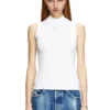 t-mokky-sl-microdiv Ribbed tank top with mock neck t-mokky-sl-microdiv Ribbed tank top with mock neck