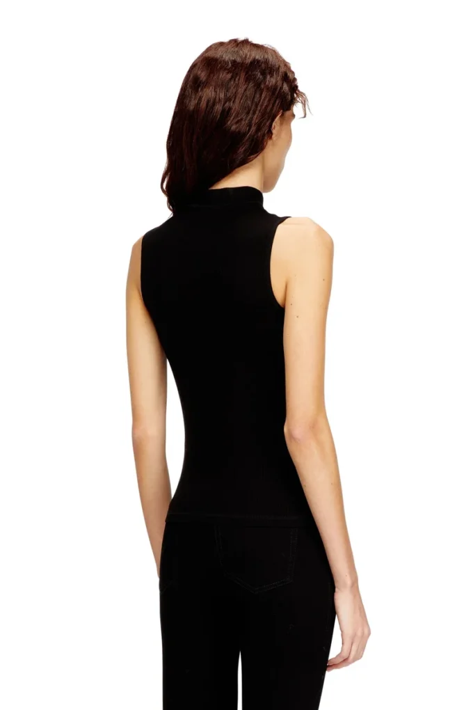 t-mokky-sl-microdiv Ribbed tank top with mock neck t-mokky-sl-microdiv Ribbed tank top with mock neck
