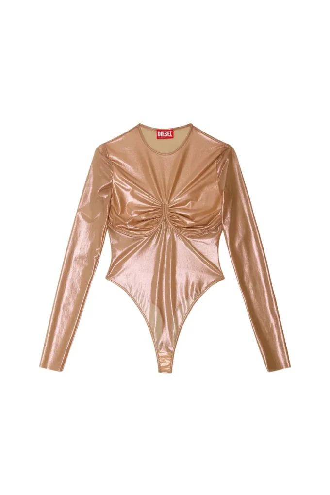 t-nikki Metallic tulle top with bra detail t-nikki Metallic tulle top with bra detail