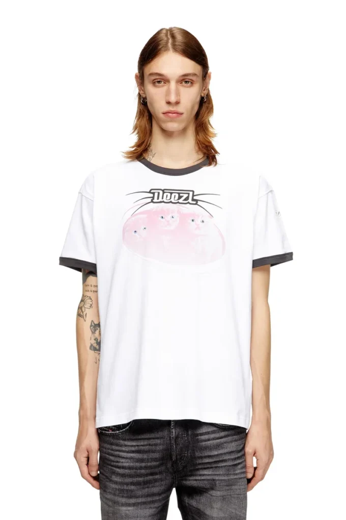 t-norm-cuff Cotton t-shirt with digital print t-norm-cuff Cotton t-shirt with digital print