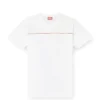 t-norm-piping T-shirt with contrast piping