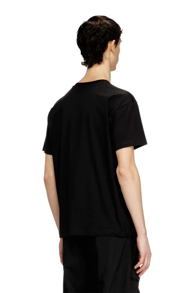 t-norm-piping T-shirt with contrast piping