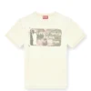 t-norm-t2 Slogan T-shirt with burnout wash t-norm-t2 Slogan T-shirt with burnout wash