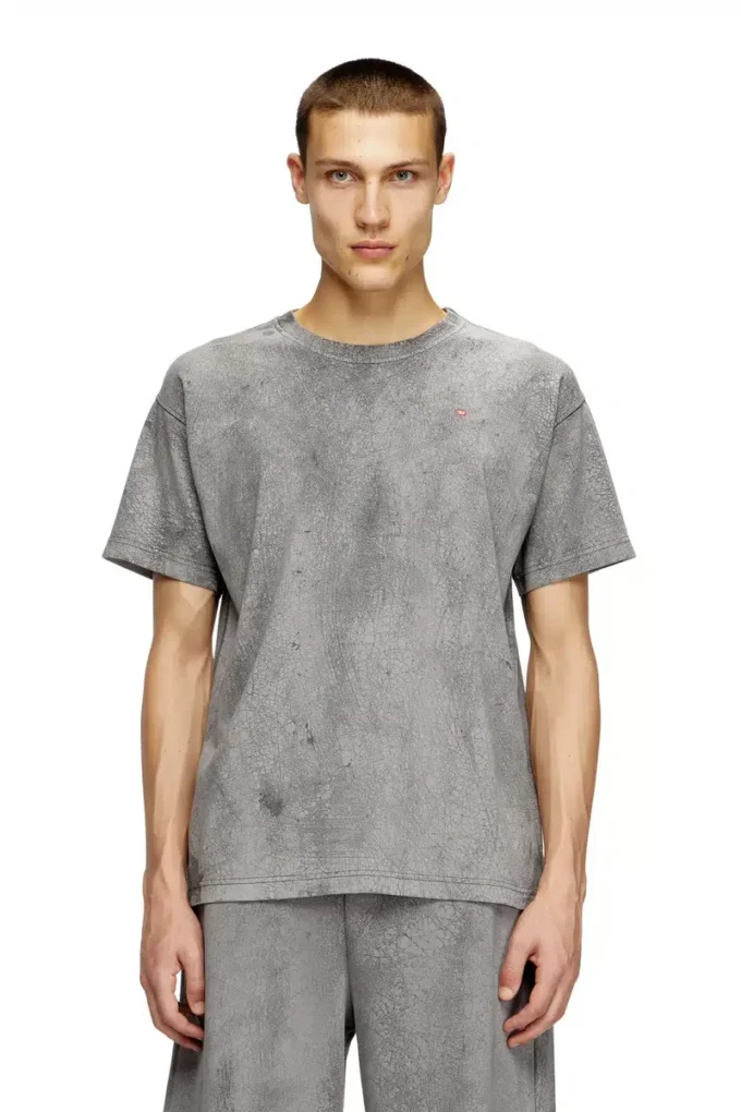 t-norm-t8 T-shirt in waxed jersey t-norm-t8 T-shirt in waxed jersey