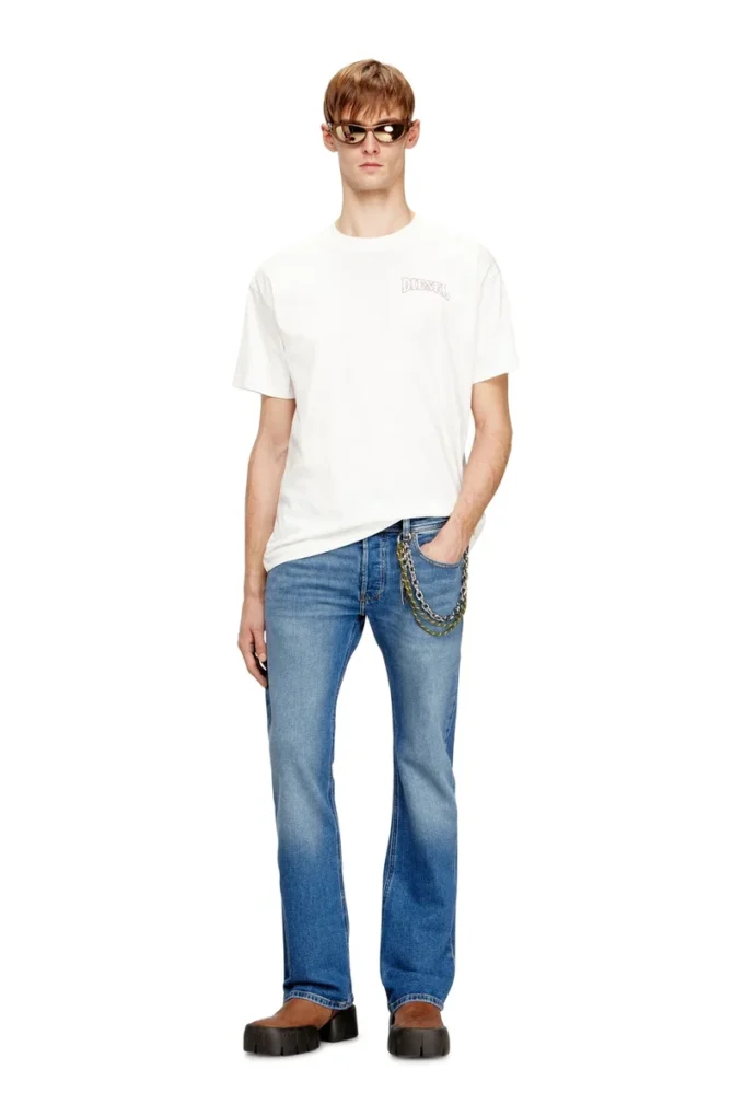 t-norm-v16 Regular cotton T-shirt with Diesel embroidery t-norm-v16 Regular cotton T-shirt with Diesel embroidery