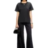 t-normy-od-s1 Cotton T-shirt with metallic Oval D t-normy-od-s1 Cotton T-shirt with metallic Oval D