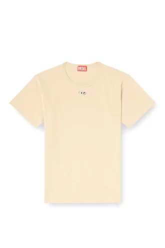 t-normy-od-s1 Cotton T-shirt with metallic Oval D