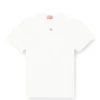 t-normy-od-s1 Cotton T-shirt with metallic Oval D t-normy-od-s1 Cotton T-shirt with metallic Oval D