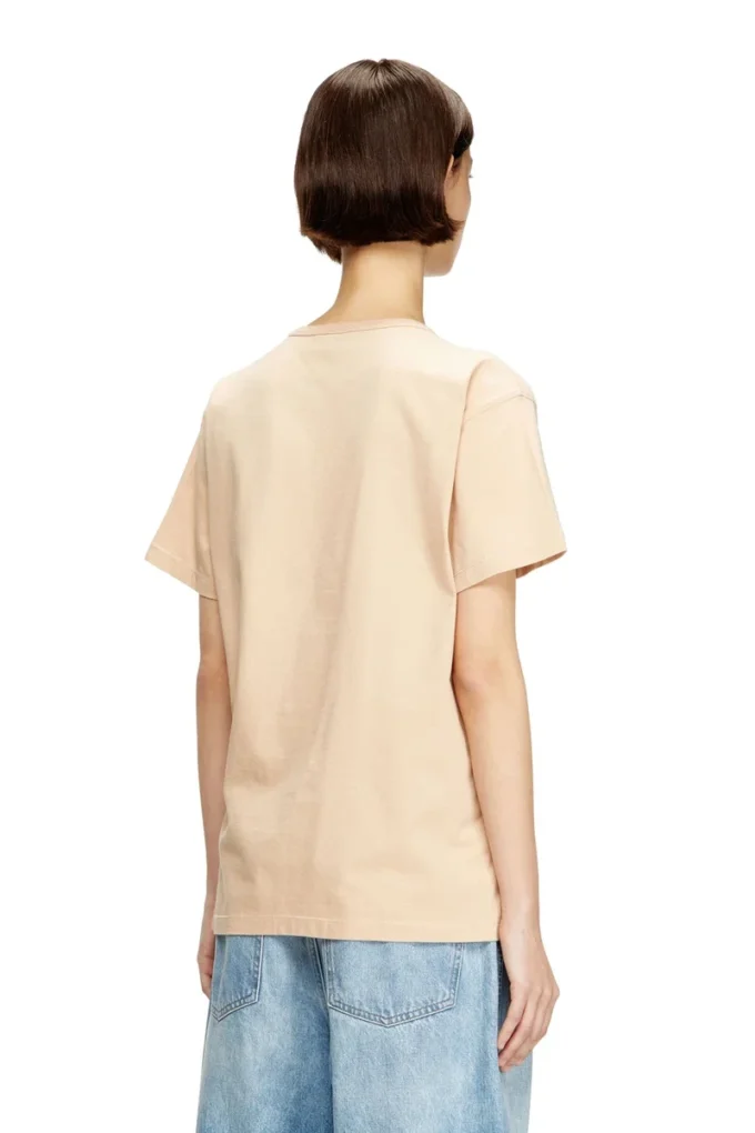 t-normy-od-s1 Cotton T-shirt with metallic Oval D t-normy-od-s1 Cotton T-shirt with metallic Oval D