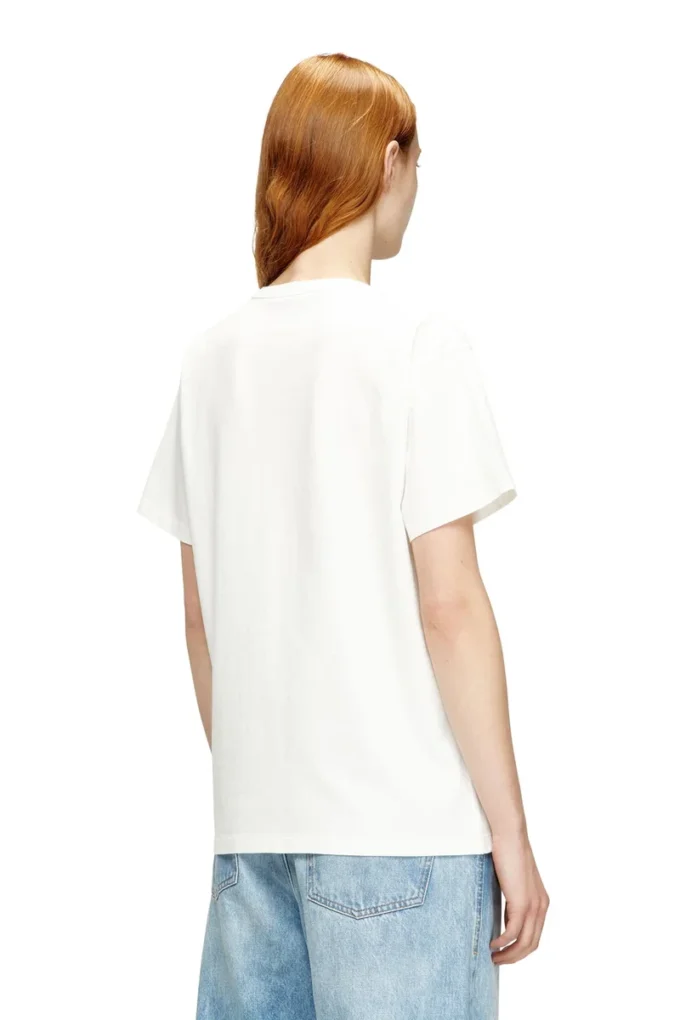 t-normy-od-s1 Cotton T-shirt with metallic Oval D t-normy-od-s1 Cotton T-shirt with metallic Oval D