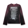 t-olavi-aa Long-sleeve tech-jersey T-shirt with lyrics print t-olavi-aa Long-sleeve tech-jersey T-shirt with lyrics print