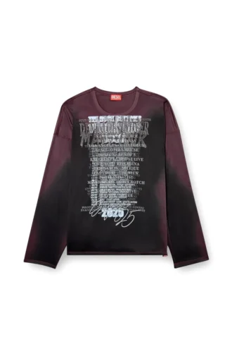 t-olavi-aa Long-sleeve tech-jersey T-shirt with lyrics print