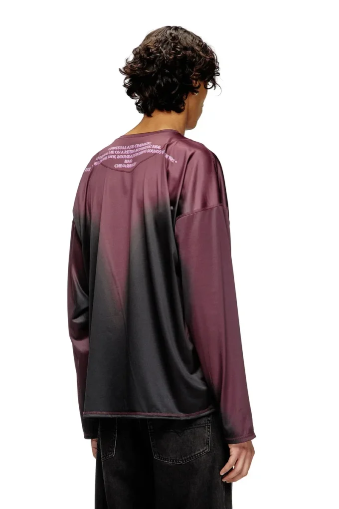 t-olavi-aa Long-sleeve tech-jersey T-shirt with lyrics print t-olavi-aa Long-sleeve tech-jersey T-shirt with lyrics print
