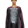 t-olavi-aa Long-sleeve tech-jersey T-shirt with lyrics print t-olavi-aa Long-sleeve tech-jersey T-shirt with lyrics print