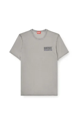t-rawjust-v1 Acid-wash T-shirt with raw edges