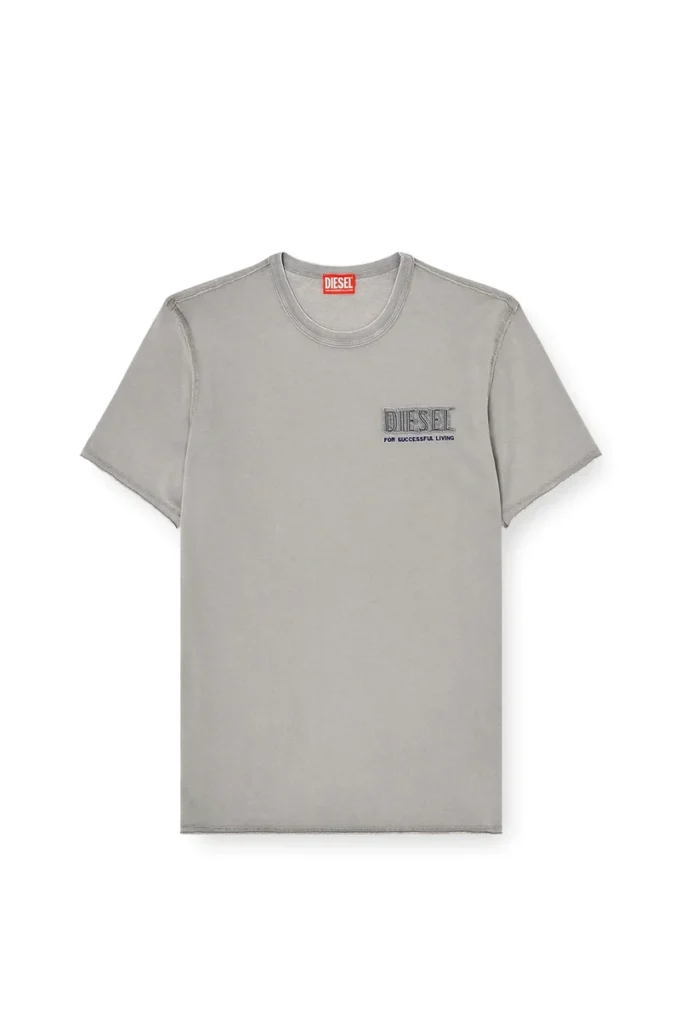 t-rawjust-v1 Acid-wash T-shirt with raw edges t-rawjust-v1 Acid-wash T-shirt with raw edges