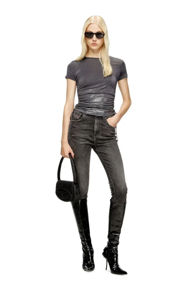 t-rey Jersey top with drawstring sides t-rey Jersey top with drawstring sides