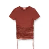 t-rey Jersey top with drawstring sides t-rey Jersey top with drawstring sides
