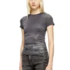 t-rey Jersey top with drawstring sides t-rey Jersey top with drawstring sides