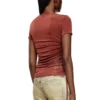 t-rey Jersey top with drawstring sides t-rey Jersey top with drawstring sides