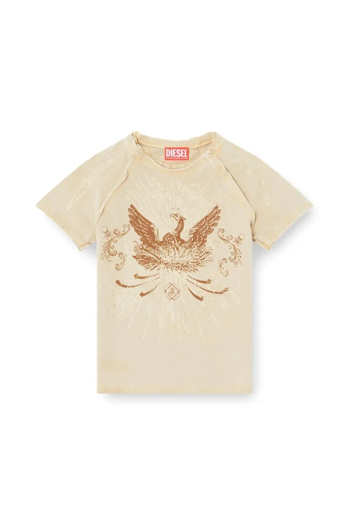 t-roweena Phoenix T-shirt with rhinestones t-roweena Phoenix T-shirt with rhinestones