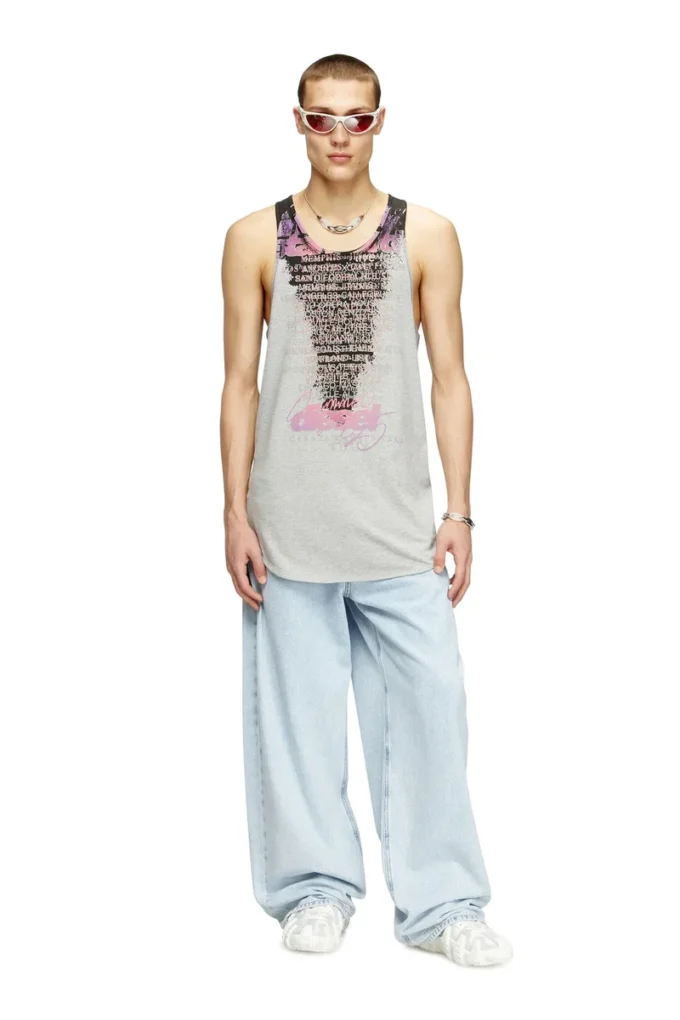 t-shan Tank top with lyrics print t-shan Tank top with lyrics print