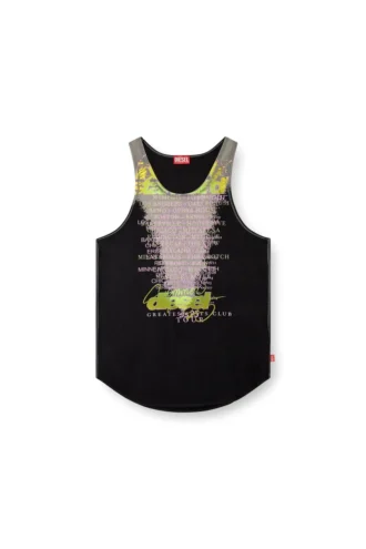 t-shan Tank top with lyrics print