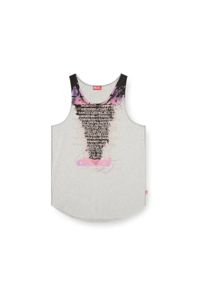 t-shan Tank top with lyrics print t-shan Tank top with lyrics print