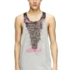 t-shan Tank top with lyrics print t-shan Tank top with lyrics print