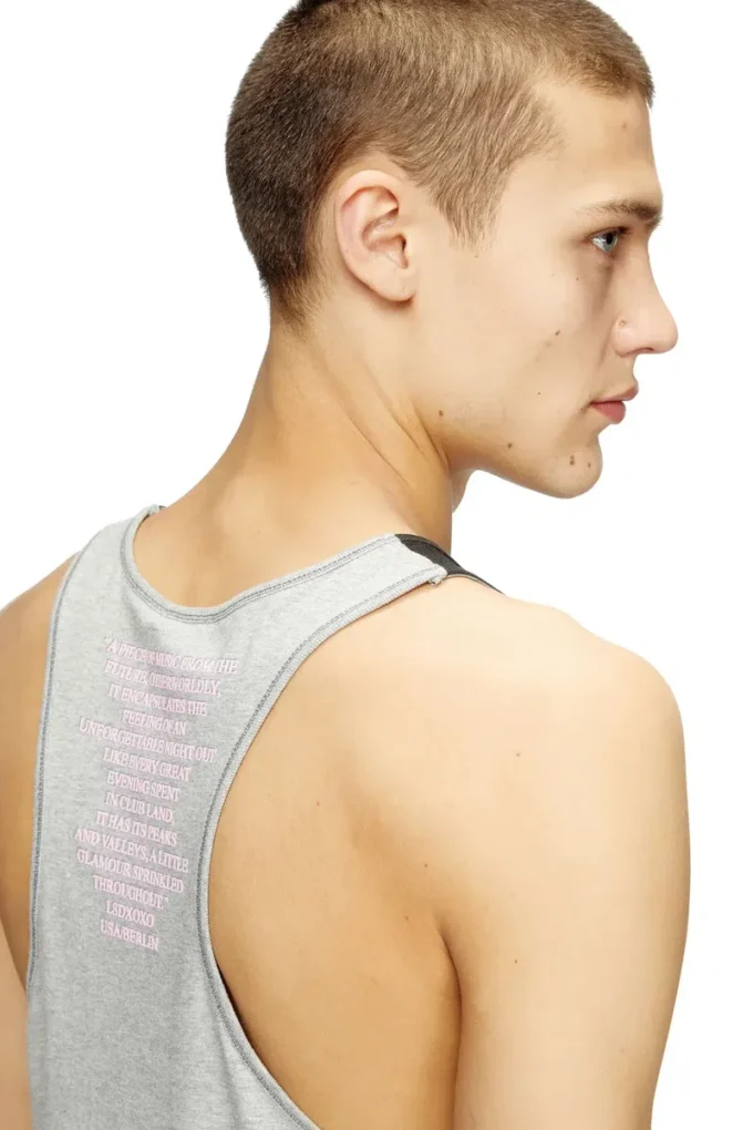 t-shan Tank top with lyrics print t-shan Tank top with lyrics print