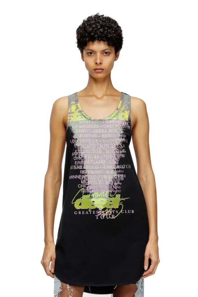 t-shan Tank top with lyrics print t-shan Tank top with lyrics print