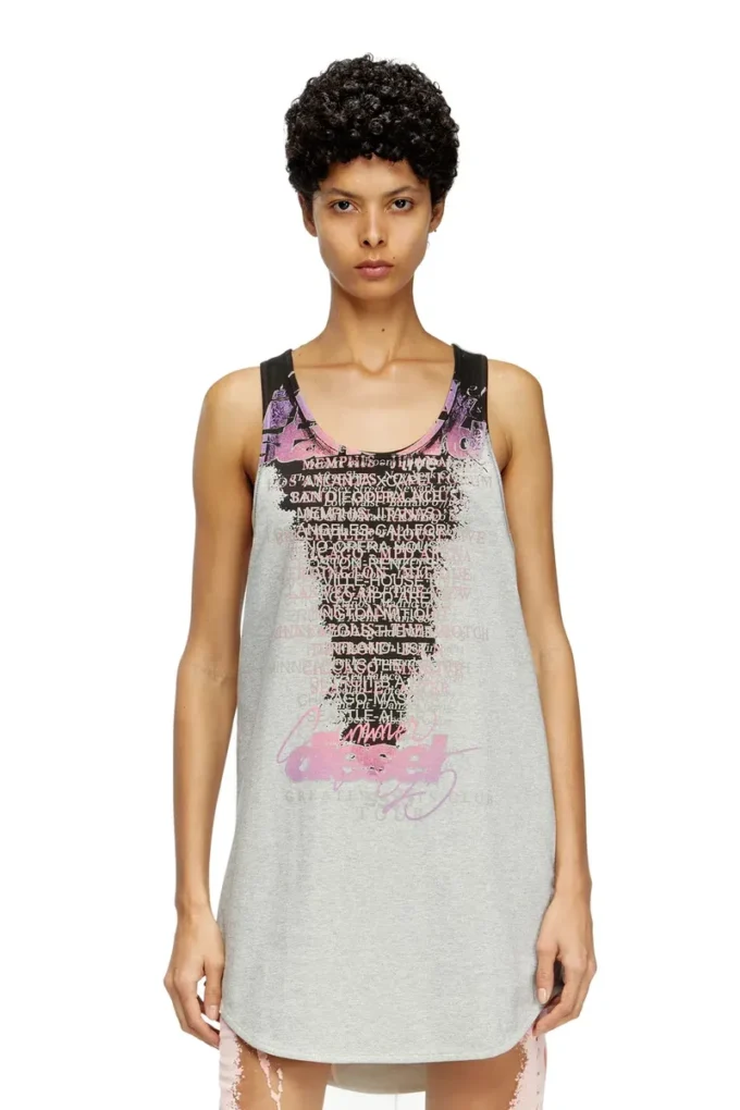 t-shan Tank top with lyrics print t-shan Tank top with lyrics print